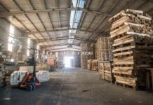 Thanh gỗ mã VAN001 Kho xưởng nhà máy Pallet Gỗ